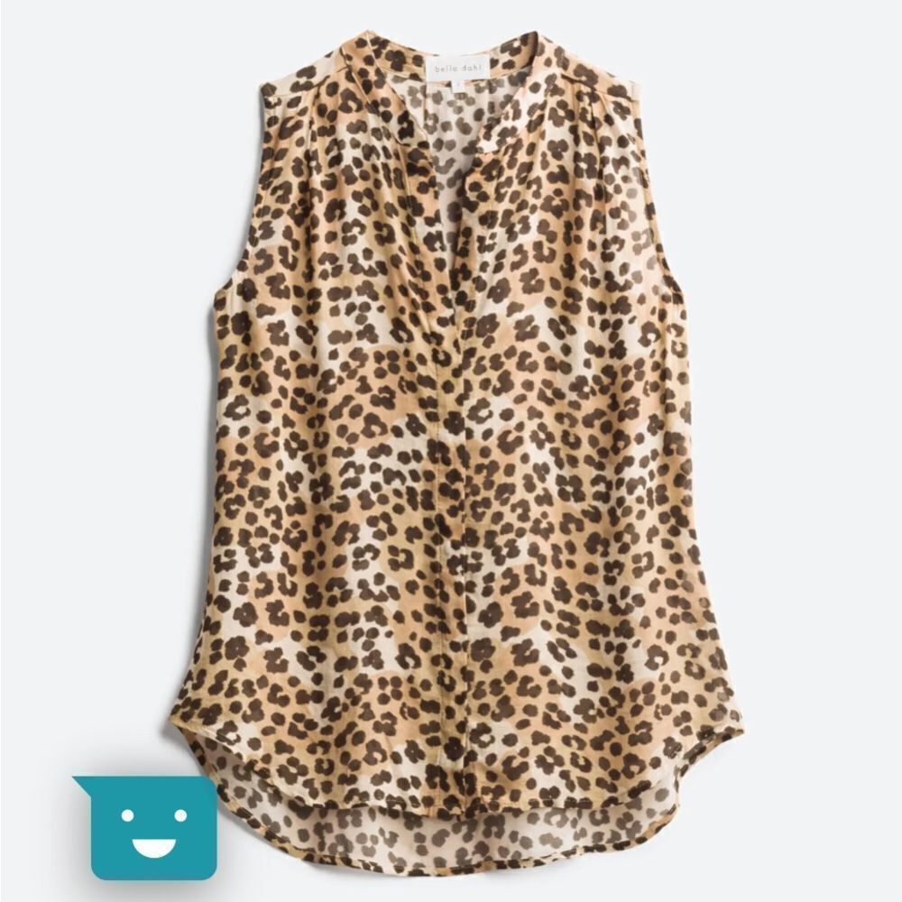 BELLA DAHL Grigorieva Button Down Top Brown M Nwt‎ Stitch Fix